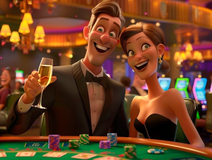 Menu kasino langsung villatogel menampilkan meja blackjack, roulette, dan Dragon Tiger di sebelah layar Total Goals